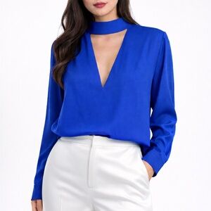C/meo Collective Cobalt Blouse